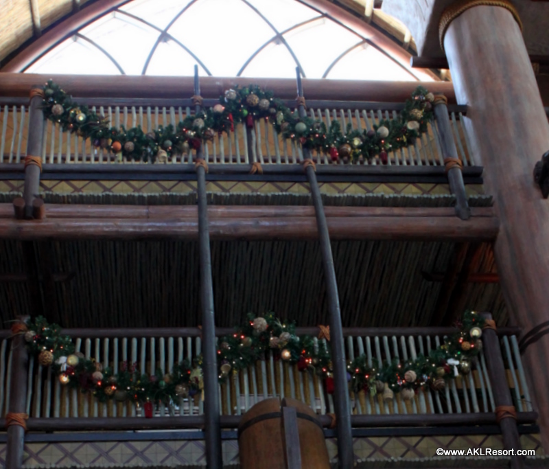 Garland in lobby